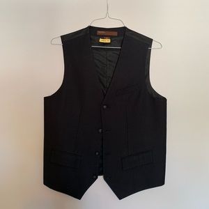 Black Suit Vest